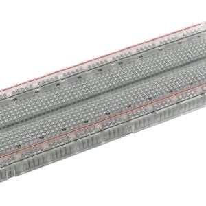 BB830T 830-Point Transparent Solderless Breadboard – 4-Rail Plug-in Prototype Board for Arduino & Electronics(BK)