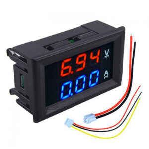 Dual Digital Display DC Voltmeter & Ammeter 0–100 V 0–10 A – YB27VA Panel Meter Module