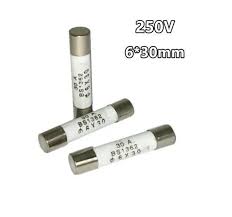 6×30mm 250V Fast Blow Ceramic Fuse (Multiple Amp Ratings)
