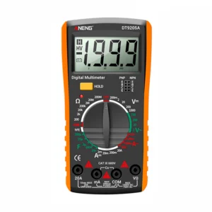Multimeter ANENG DT9205A, measurement: V, A, R, C, T, hFE functionS (BX3)