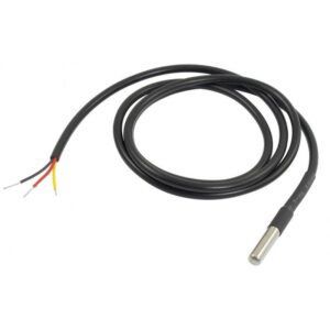 DS18B20 Waterproof Temperature Probe (1 m) – Digital 1-Wire Sensor for Water, Soil & Environment