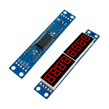 MAX7219 8-Digit 7-Segment LED Display Module – SPI-Driven 0.36″ Numeric Display for Arduino & Microcontrollers(BT)