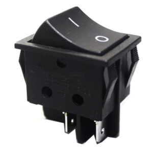 KCD2 ON/OFF Rocker Switch – 6A/250V Panel Mount Boat Switch (Black) BQ