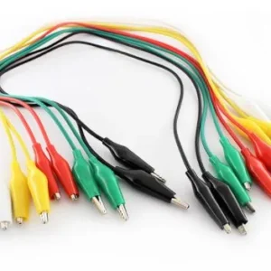 Alligator Test Leads – Pack of 10 Electrical Test Clips for Multimeter & Circuit Testing(BX4)