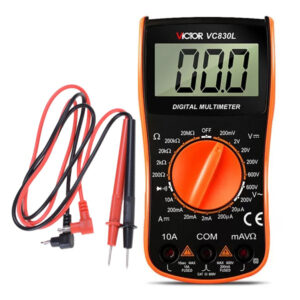 VC830L Digital Multimeter – 1999 Count Manual Range Electrical Tester(NIS)