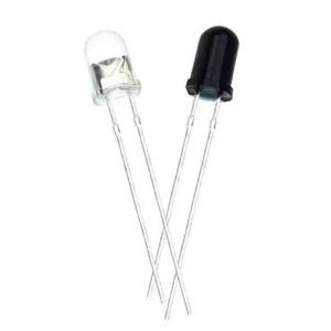 5mm IR LED Pair 940nm Infrared Transmitter & Receiver Diode (TX/RX) for Sensors & Arduino Projects