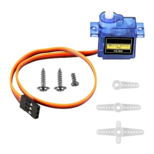SG90 180° Micro Servo Motor 9g PWM for Arduino, Raspberry Pi, Robotics & RC Projects(BL)
